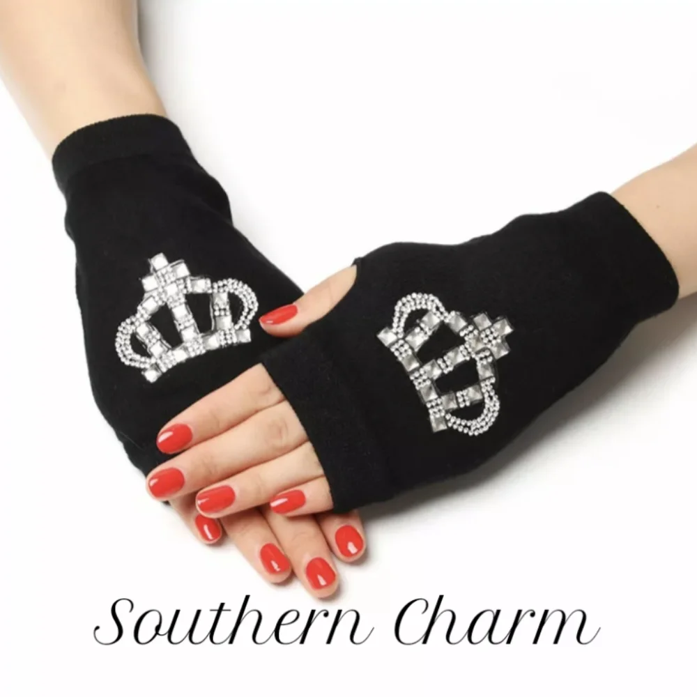 Fingerless Knit Gloves